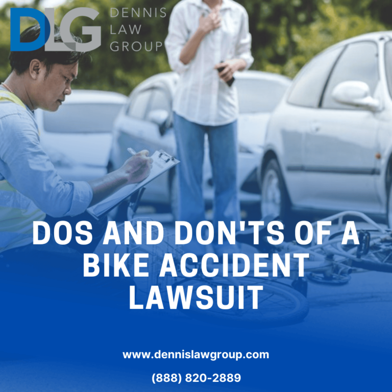 Dos And Don'ts Of A Bike Accident Lawsuit - Dennis Law Group | Personal ...